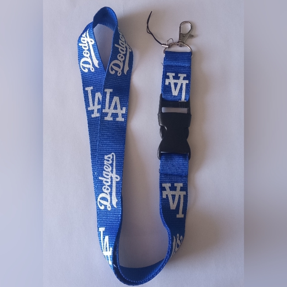 Blue LA Dodgers Lanyard